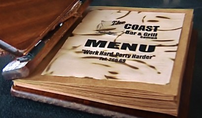 Meny på The Coast Bar & Grill, Apia Samoa