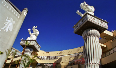 Elefant statyer vid Hollywood & Highland