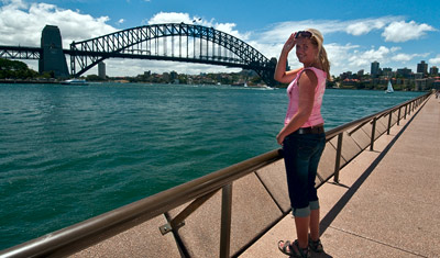 Anki vid Harbour Bridge