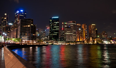 Sydney Harbour by night