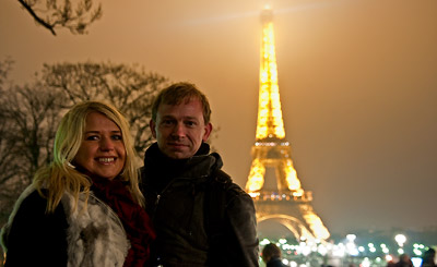 Anki och Lasse på Nyårsnatten, La Tour Eiffel