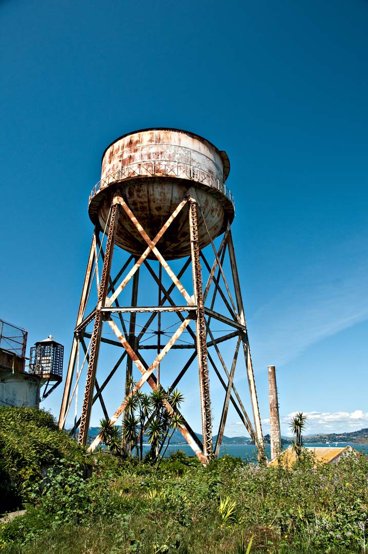 Vattentank, Alcatraz, San Francisco