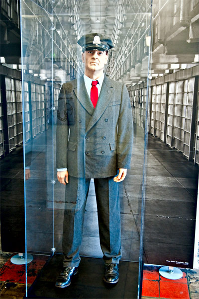 Uniform för vakter som jobbade på Alcatraz, San Francisco