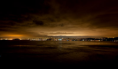 Skyline by night, San Francisco