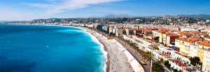 Nice coast, France