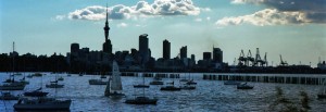 Auckland skyline, Nya Zeeland