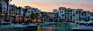 Puerto de la Duquesa Night, Spain