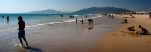 Tarifa strand, Spanien