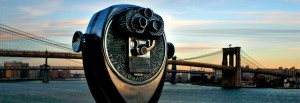 Viewer by Brooklyn Bridge, New York