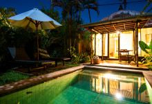 Lanai med pool, Waka Maya Resort Spa & Villas, Sanur