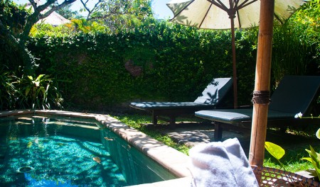 Privat pool och trädgård Waka Maya, Sanur Bali