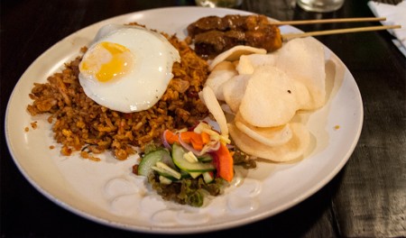 Nasi Goreng på Cafe Batu jimbar, Sanur Bali
