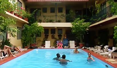Pool på Nadi Bay Resort Hotel, Fiji Pool på Nadi Bay Resort Hotel, Fiji