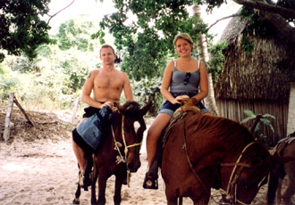 Tillbaka från ridturen