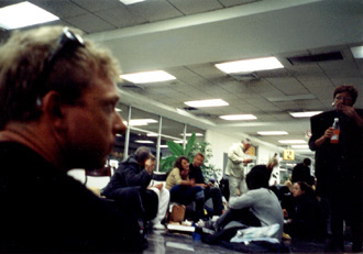 Lasse på flygplatsen