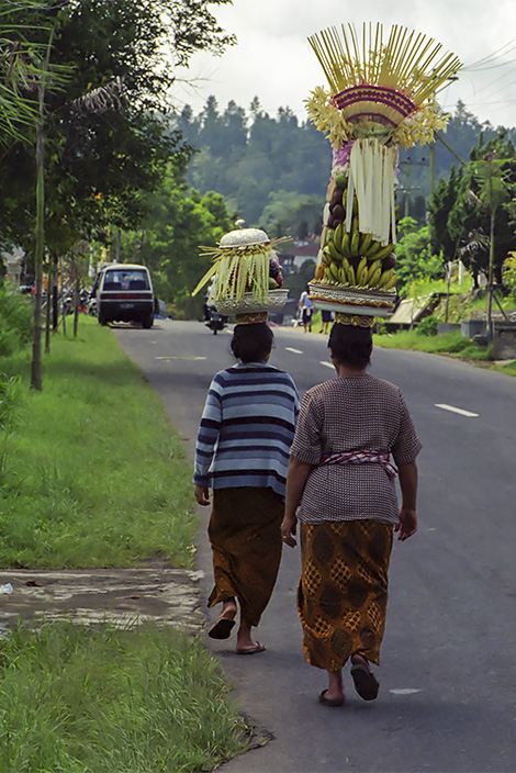 Frukt offer på juldagen, Bali