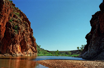 Glen Helen Gorge i Nothern Territories