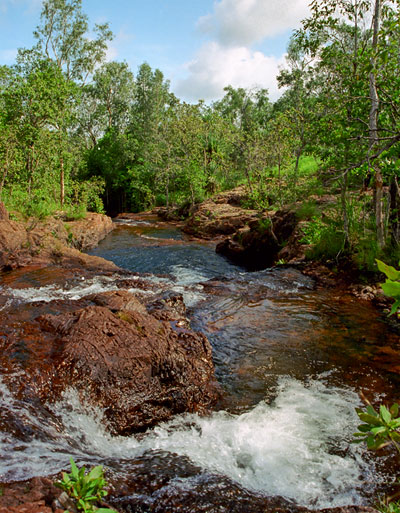 Arnhem Land från klippa i Kakadu National Park