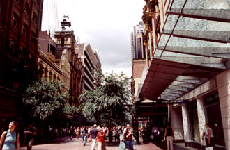shoppinggata i Sydney