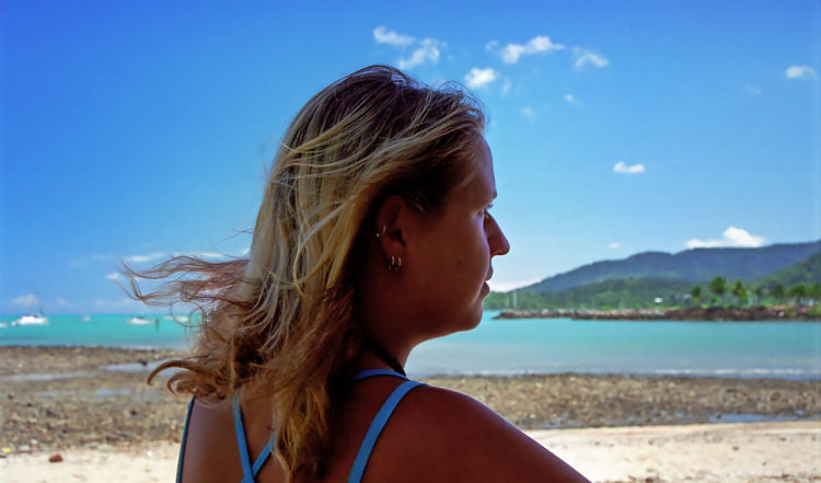 Vid Airlie Beach beachwalk