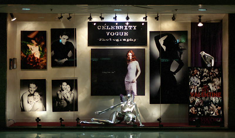 Entrén till fotostudion Celebbrity Vogue