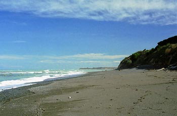Strand söder om Timaru