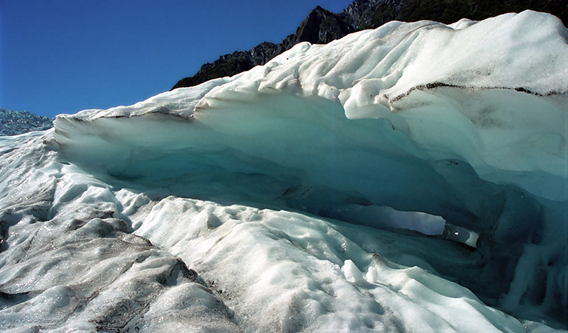 Isklyfta, Fox Glaciär