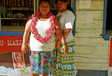 Personalen på Tanu Beach Fales, Samoa