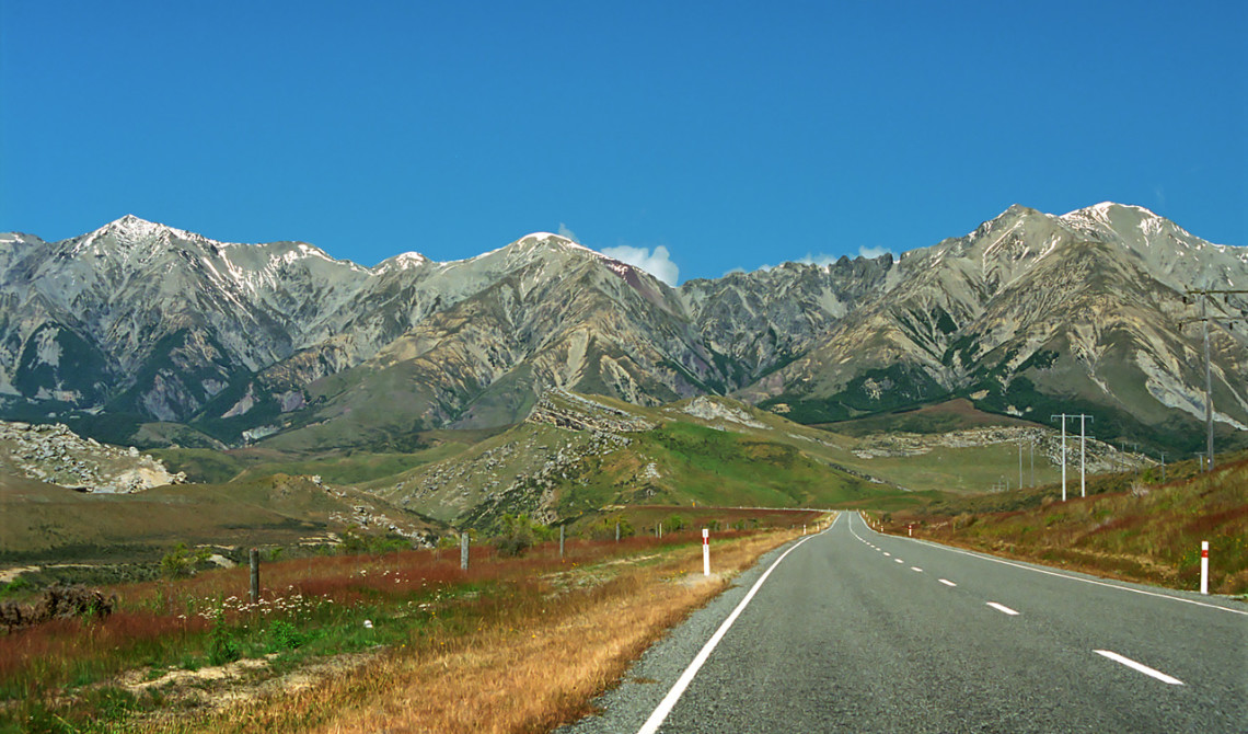 Arthurs Pass i Nya Zeeland