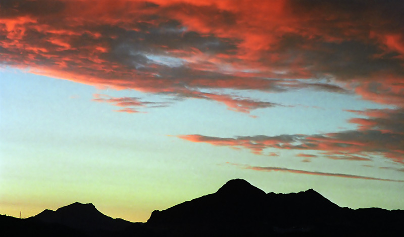 Solnedgång över Manilva