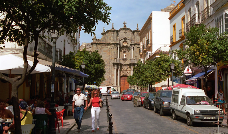 Gamla stan i Tarifa, Spanien