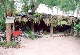 Serveringen vid Grand Anse
