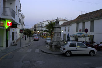 Huvudgatan i Manilva