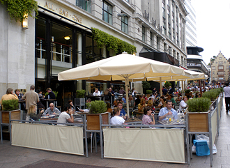 All bar one, Leicester Square