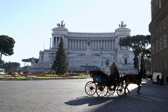 Viktor Emanuel monumentet i centrala Rom