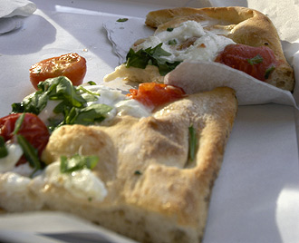 Riktigt god italiensk pizza