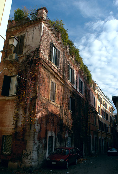 Byggnad i Trastevere