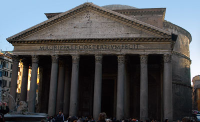 Pantheon, Romersk Tempel