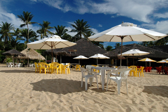 Kiosk Nascente do sol på Boipeba