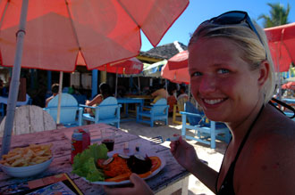 Lunch på Baracca de Jonas