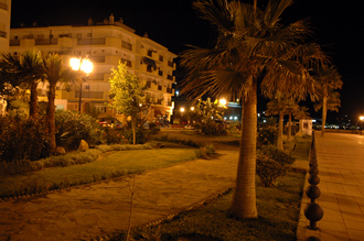 Strandpromenaden i Sabinillas