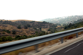 Motorvägen från Monte Viñas