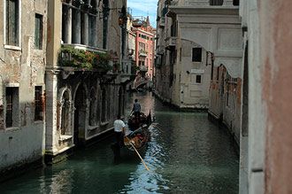 Gondoler i Venedig