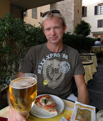 Lasse på serveringen Bar Due Ponti