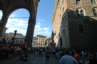 Mot Piazza della Signoria.