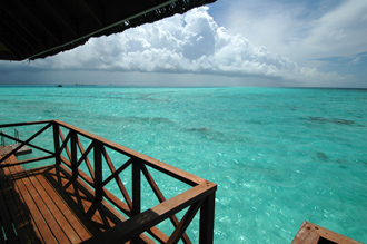 Molnen bildar läckra vyer