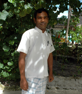 Vår servitör Abdulla