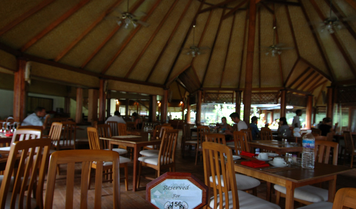 Frukost på Vilu Reef Maldiverna