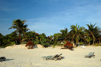 Tierra del Sol sett ifrån strandkanten