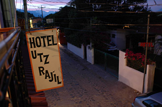 Utsikt från hotellfönstret